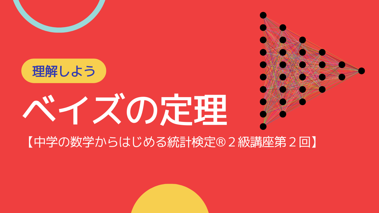 条件付き確率とベイズの定理【中学の数学からはじめる統計検定®２級講座第２回】
